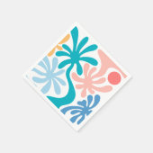 Unter dem Thema "Palms Sommer" Serviette (Ecke)