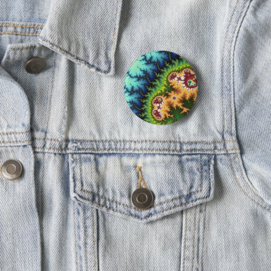 Unter dem Wald - Fraktal-Knopf Button (Beispiel)