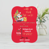 Unter dem Weihnachtsbaum Einladung (Stehend Vorderseite)