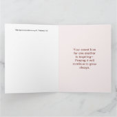 Unter dem Wein Karte (Innenseite)