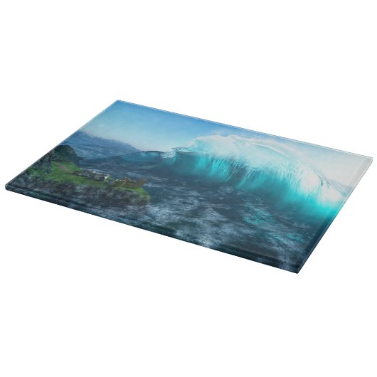 Unter dem Wellenschneider Schneidebrett (Ecke)