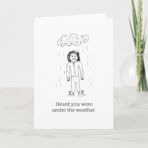 Unter dem Wetter - gut Karten