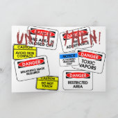 Unter dem Wetter Karte (Innenseite)