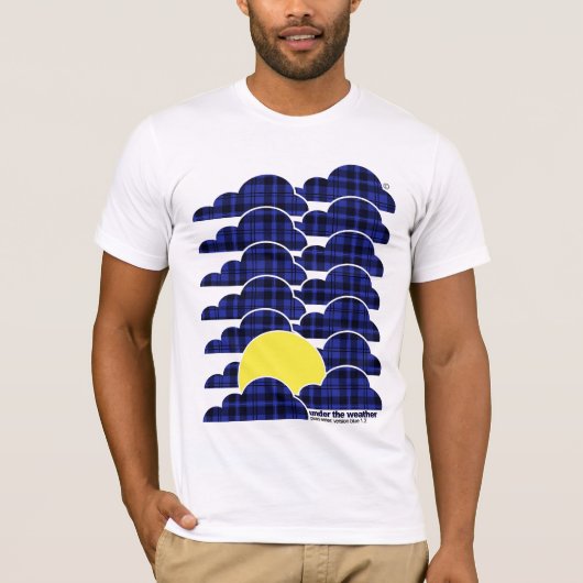 Unter dem Wetter weiße T T-Shirt (Vorderseite)