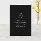 Unter dem Wetter wird der Funny Scottish bald wied Karte (Gelbe Blume)