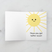 Unter dem Wetter wird es gut oder Krebskarte Karte (Innenseite)