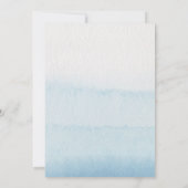 Unter dem Whale Baby Shower Card Einladung (Rückseite)