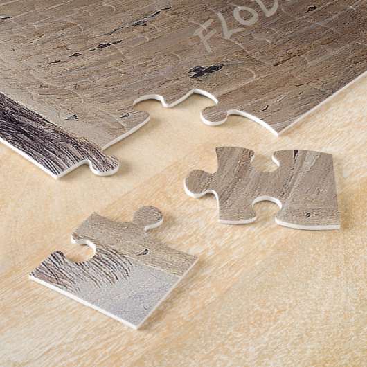 Unter den Aspens Two Wolves in Winter Snow Art Puzzle (Seite)