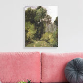 Unter den Bäumen, 1864 (Öl an Bord) Leinwanddruck (Insitu (Wohnzimmer))