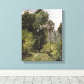 Unter den Bäumen, 1864 (Öl an Bord) Leinwanddruck (Insitu (Holzboden))