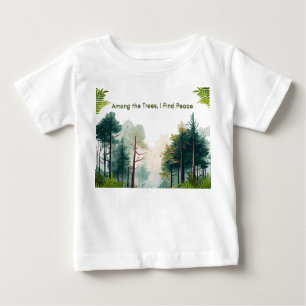 Unter den Bäumen finde ich die Ruhe Baby T-shirt