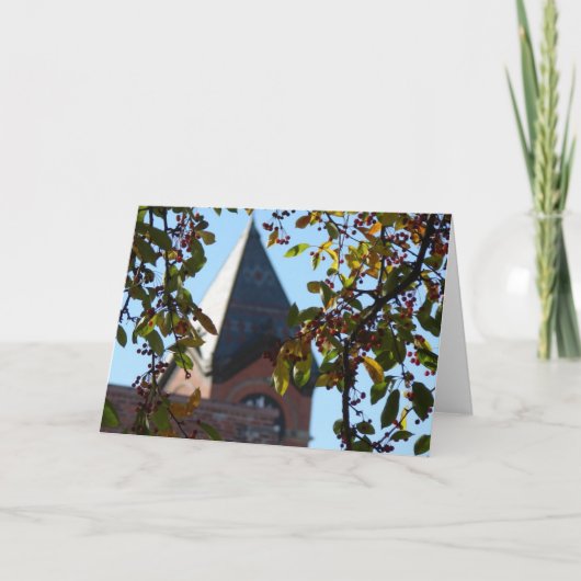 Unter den Bäumen in Washington, Iowa Karte (Vorderseite)