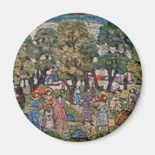 Unter den Bäumen von Maurice Prendergast, Fine Ar Magnet