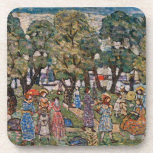 Unter den Bäumen von Maurice Prendergast, Fine Art Getränkeuntersetzer