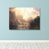 Unter den Bergen der Sierra Nevada Leinwanddruck (Insitu (Holzboden))