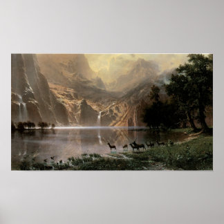 Unter den Bergen der Sierra Nevada Poster