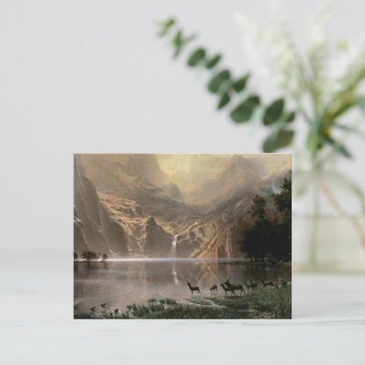 Unter den Bergen der Sierra Nevada Postkarte (Stehend Vorderseite)