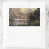 Unter den Bergen der Sierra Nevada Rechteckiger Aufkleber (Tasche)