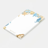 Unter den Blue & Gold Notes Post-it Klebezettel (angewinkelt)