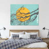 Unter den Blüten Leinwanddruck (Insitu (Schlafzimmer))