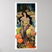 Unter den Chrysanthemen Poster (Vorne)