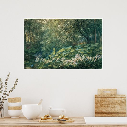 Unter den Dock-Blätter: Der Traum eines Abends Poster (Küche)