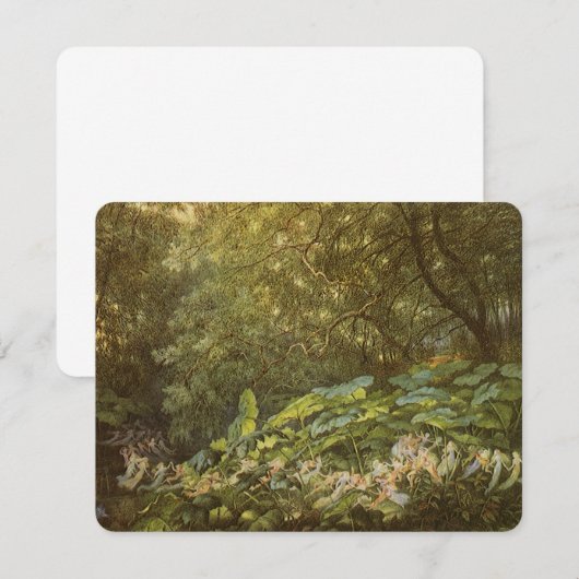 Unter den Dock-Blätter von Richard Doyle, Fairy Ar (Vorne/Hinten)