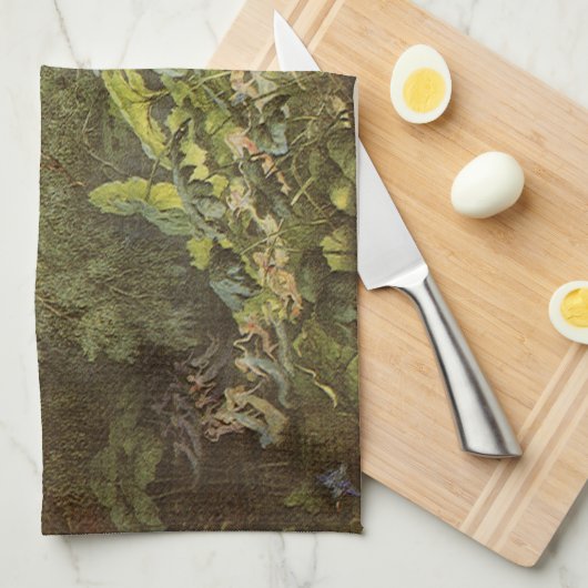 Unter den Dock-Blätter von Richard Doyle, Fairy Ar Geschirrtuch (Viertel Falte)