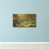 Unter den Dock-Blätter von Richard Doyle, Fairy Ar Leinwanddruck (Insitu (Holzboden))