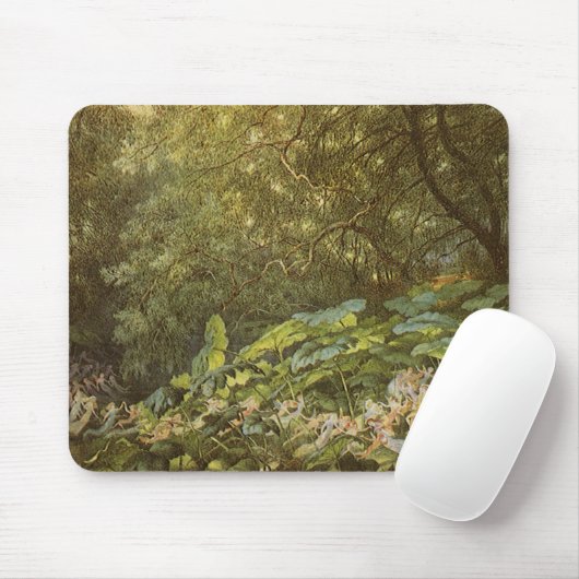 Unter den Dock-Blätter von Richard Doyle, Fairy Ar Mousepad (Mit Mouse)
