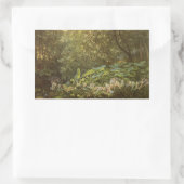 Unter den Dock-Blätter von Richard Doyle, Fairy Ar Rechteckiger Aufkleber (Tasche)