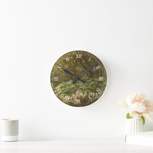 Unter den Dock-Blätter von Richard Doyle, Fairy Ar Runde Wanduhr (Zuhause)