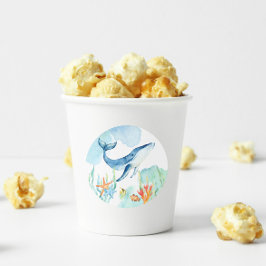 Unter den Gastgeschenken des Meereswals Runder Aufkleber