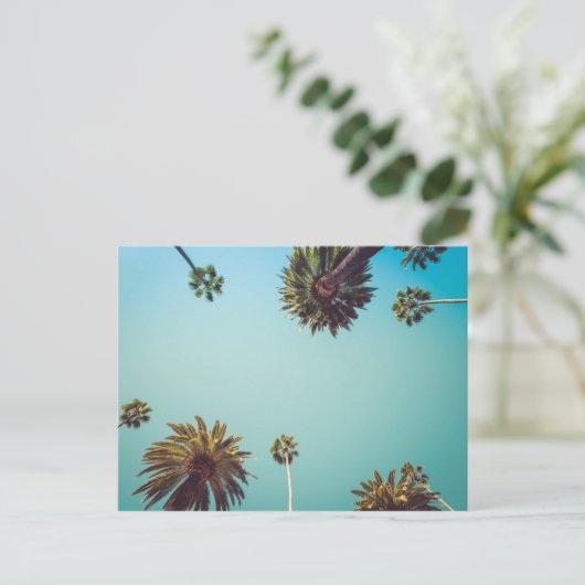 Unter den Handflächen, Foto Reise Postkarte (Stehend Vorderseite)