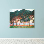 Unter den Kiefern, von Claude Monet Leinwanddruck (Insitu (Holzboden))