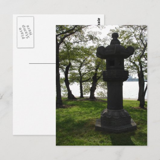 Unter den Kirschbaumen Postkarte (Vorne/Hinten)