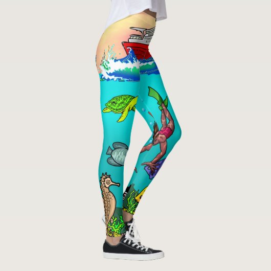 Unter den Leggings (Rechts)