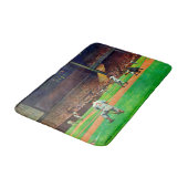 Unter den Lichtern von John Falter Badematte (Schrägansicht)