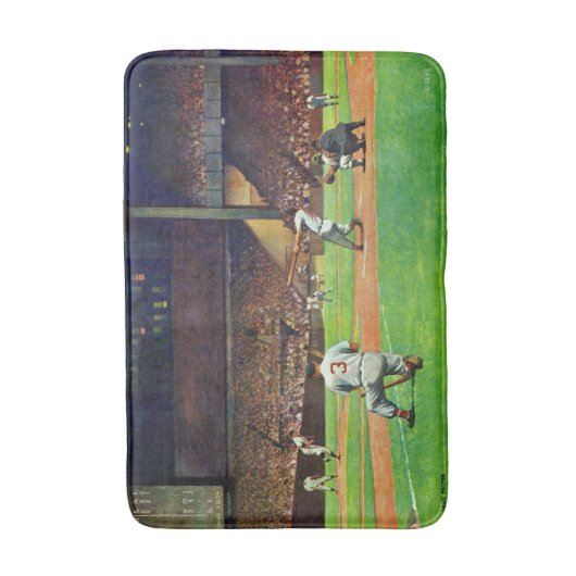 Unter den Lichtern von John Falter Badematte (Vorderseite Vertikal)