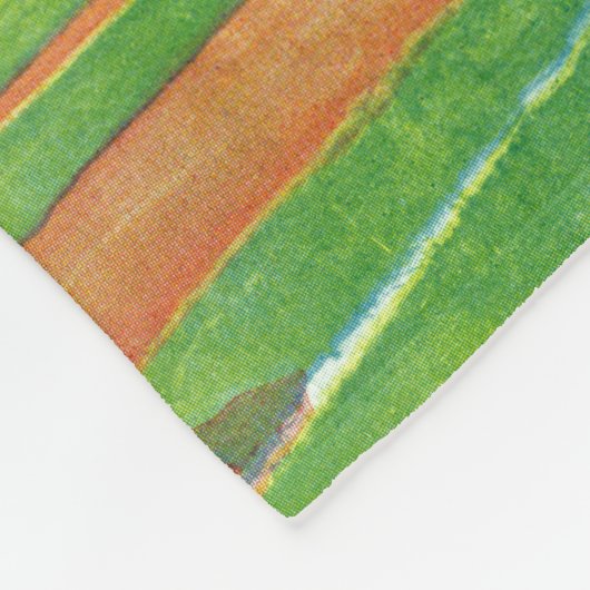 Unter den Lichtern von John Falter Fleecedecke (Ecke)