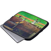 Unter den Lichtern von John Falter Laptopschutzhülle (Vorne Knopf)