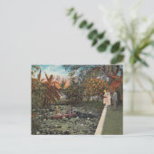 Unter den Lilien und Palmen von Florida Postkarte (Stehend Vorderseite)