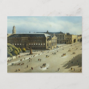 Unter den Linden aus dem Arsenal, c.1855 Postkarte