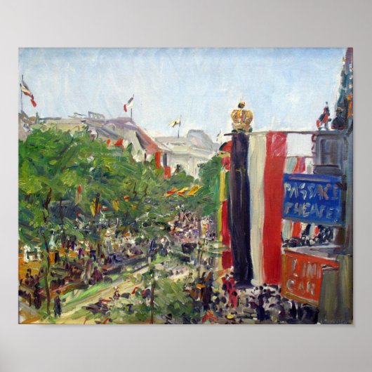 Unter den Linden Poster (Vorne)