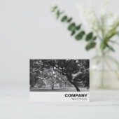 Unter den Magnolia Trees BW Visitenkarte (Stehend Vorderseite)