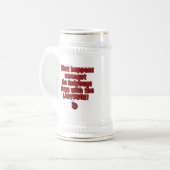 Unter den Marienkäfern Bierglas (Vorderseite Links)