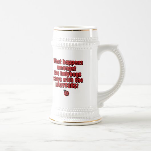 Unter den Marienkäfern Bierglas (Rechts)