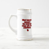 Unter den Marienkäfern Bierglas (Links)