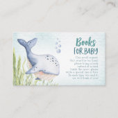 Unter den Meeresbüchern für die Baby-Duschkarte Begleitkarte (Vorderseite)