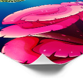 Unter den Meeresschildkröten Poster (Ecke)